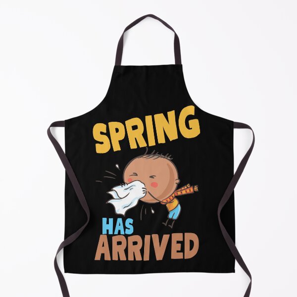 Item preview, Spring has arrived, with a sneezing boy designed and sold by Drzamag.