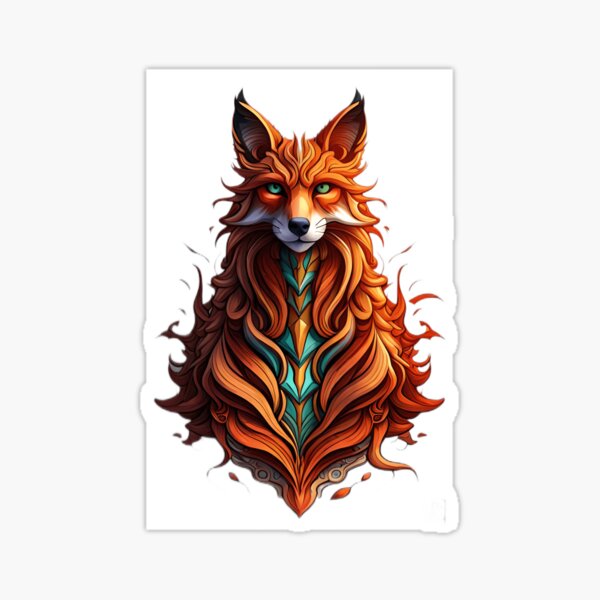 Item preview, fox 3d art designed and sold by elijam.