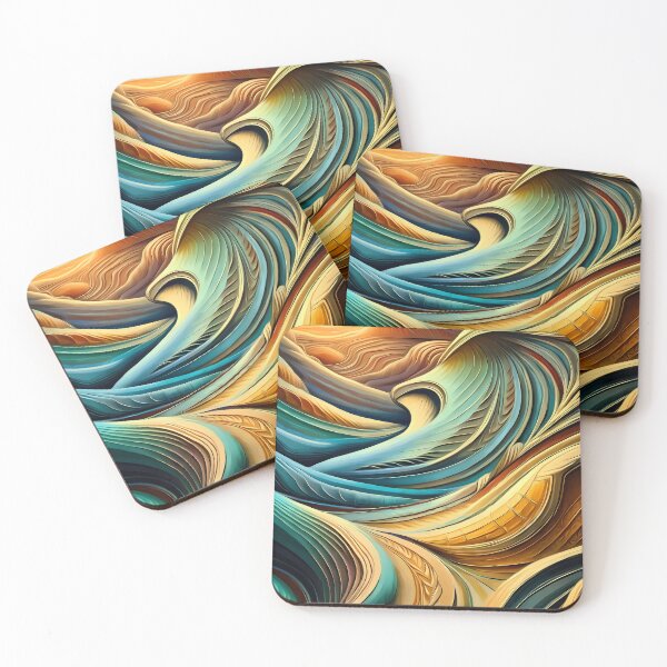 Item preview, Abstract shapes pattern - "Sunset" designed and sold by Hemindway.