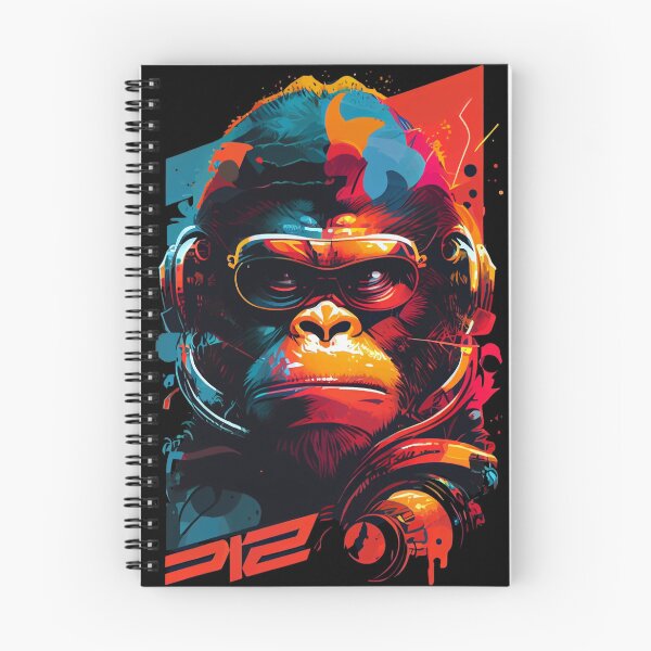 Item preview, Anime Cyber Ape (Sci-Fi Ape Vintage Retro Future Design Cyberpunk Space Ape) designed and sold by AlNoah.