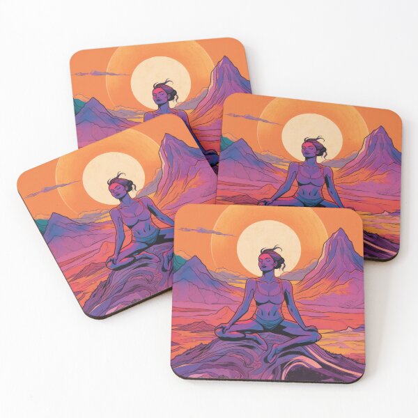 Item preview,  Practicing yoga and Meditation for Relaxation - Girl doing Yoga Pose designed and sold by Vlad-Nik001.
