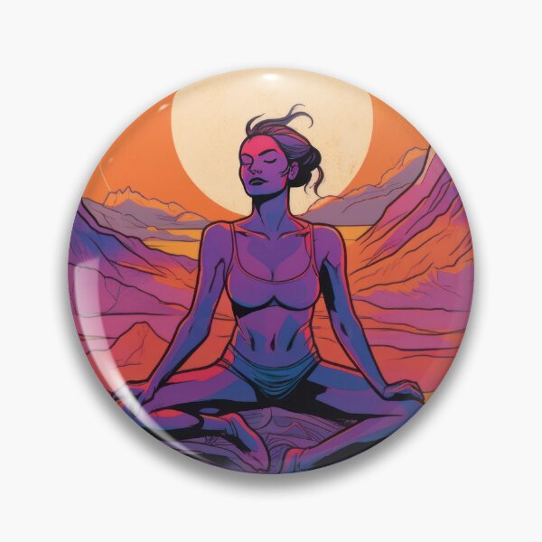 Item preview,  Practicing yoga and Meditation for Relaxation - Girl doing Yoga Pose designed and sold by Vlad-Nik001.