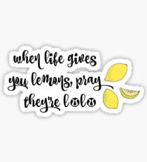 Pegatina Cuando la vida te da limones