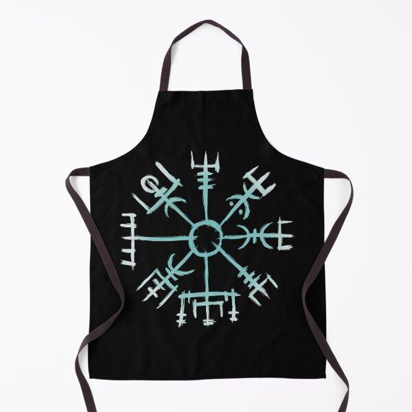 Item preview, Vegvisir Compass Viking Symbol Nordic Rune Celtic Ice Blue designed and sold by Mitch616Art.
