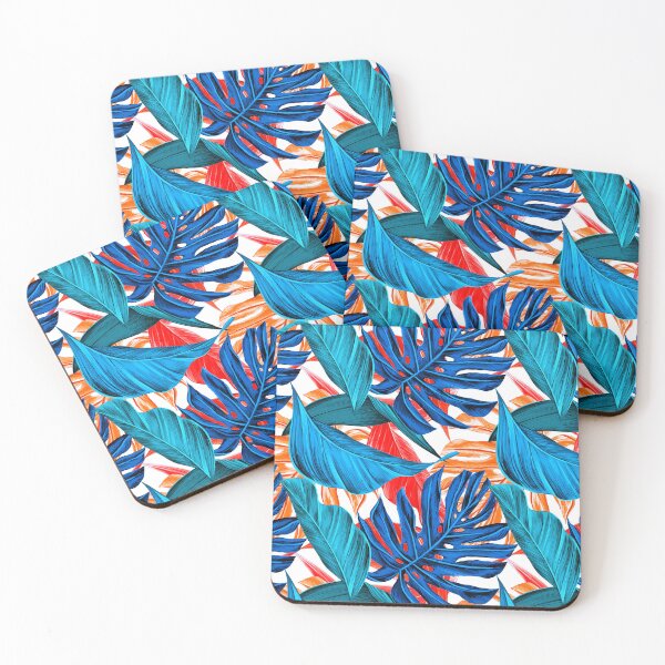 Item preview, Big Tropical Leaves Pattern Design designed and sold by Bunmigraphics .
