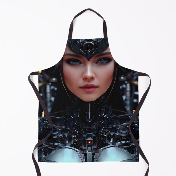 Aperçu de l'œuvre Femme cybernétique biopunk en reconstruction un futur chef d'oeuvre créée et vendue par DibuHumor.