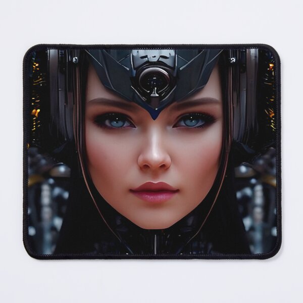Item preview, Biopunk cybernetic woman in reconstruction a future masterpiece designed and sold by DibuHumor.
