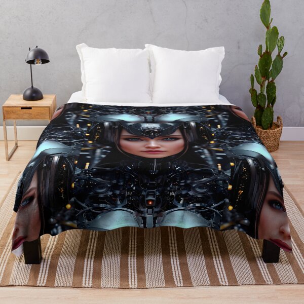 Item preview, Biopunk cybernetic woman in reconstruction a future masterpiece designed and sold by DibuHumor.