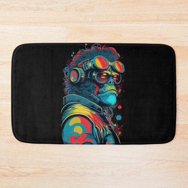 Item preview, Anime Cyber Ape (Sci-Fi Ape Vintage Retro Future Design Cyberpunk Space Ape) designed and sold by AlNoah.