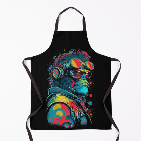 Item preview, Anime Cyber Ape (Sci-Fi Ape Vintage Retro Future Design Cyberpunk Space Ape) designed and sold by AlNoah.