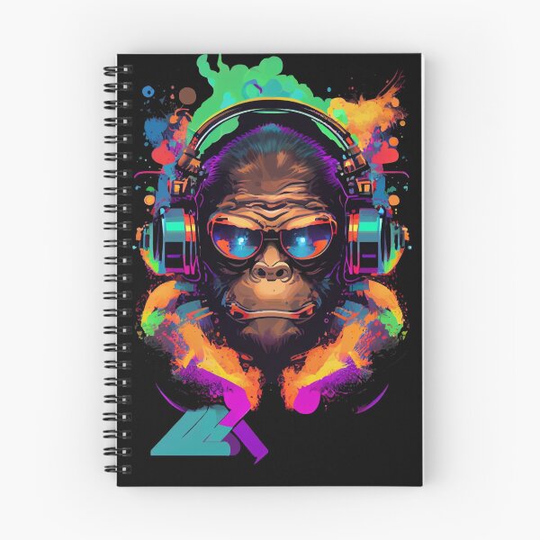 Item preview, Anime Cyber Ape (Sci-Fi Ape Vintage Retro Future Design Cyberpunk Space Ape) designed and sold by AlNoah.