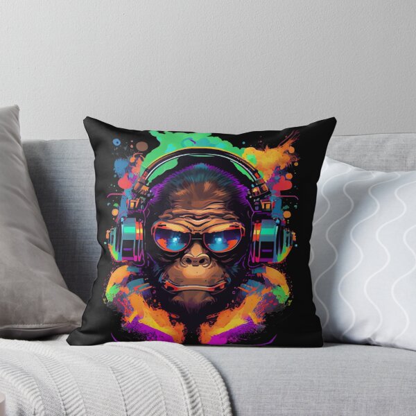 Item preview, Anime Cyber Ape (Sci-Fi Ape Vintage Retro Future Design Cyberpunk Space Ape) designed and sold by AlNoah.