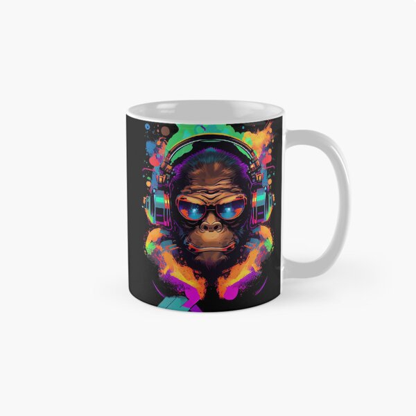 Item preview, Anime Cyber Ape (Sci-Fi Ape Vintage Retro Future Design Cyberpunk Space Ape) designed and sold by AlNoah.