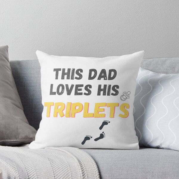 Item preview, This Dad Loves His Triplets Essential T-Shirt designed and sold by JESUISFIFI.
