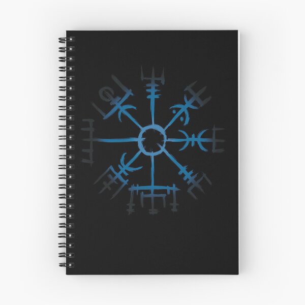 Item preview, Vegvisir Compass Viking Symbol Nordic Rune Celtic Dark Blue designed and sold by Mitch616Art.