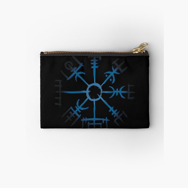 Item preview, Vegvisir Compass Viking Symbol Nordic Rune Celtic Dark Blue designed and sold by Mitch616Art.
