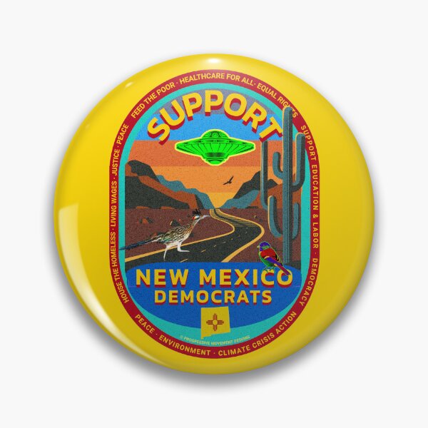 Artikelvorschau, PMD00861 Progressive Bewegung entwirft Unterstützung der Demokraten in New Mexico entworfen und verkauft von ProgressiveLeft.