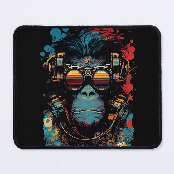 Item preview, Anime Cyber Ape (Sci-Fi Ape Vintage Retro Future Design Cyberpunk Space Ape) designed and sold by AlNoah.