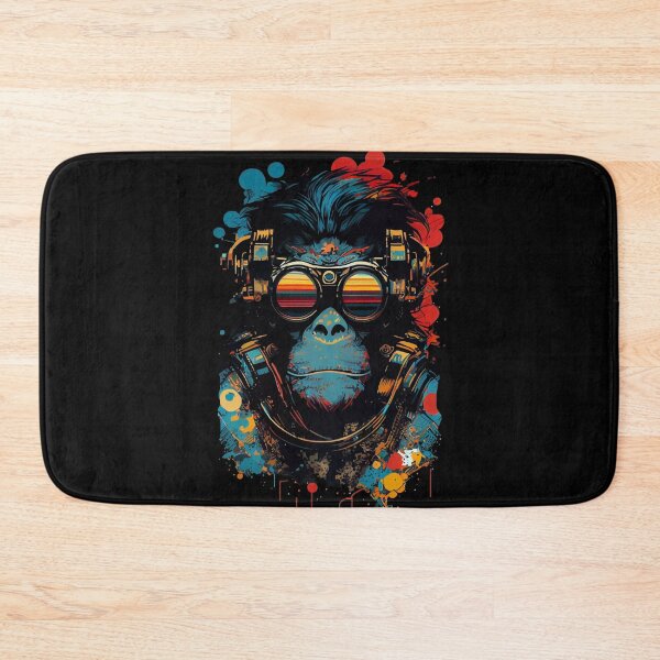 Item preview, Anime Cyber Ape (Sci-Fi Ape Vintage Retro Future Design Cyberpunk Space Ape) designed and sold by AlNoah.