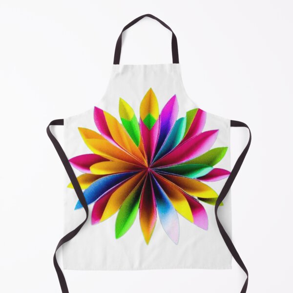 Item preview, Rainbow Flower Large Bloom Quill Paper Art (PHOTO not real 3D) designed and sold by HanaiPrint.