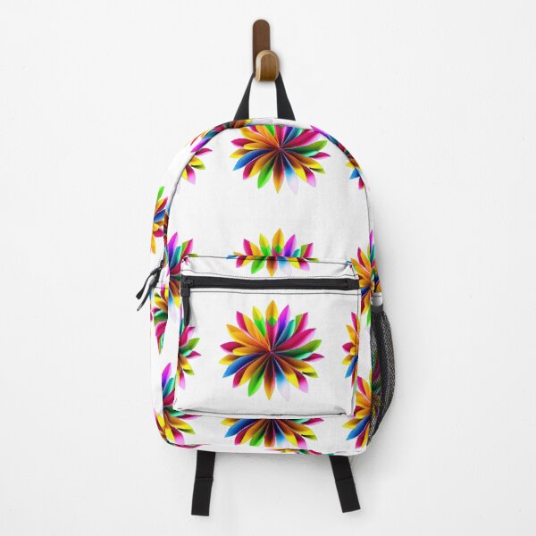 Item preview, Rainbow Flower Large Bloom Quill Paper Art (PHOTO not real 3D) designed and sold by HanaiPrint.