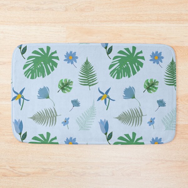 Item preview, Beautiful light and airy blue flower pattern  designed and sold by kathtrumpet.