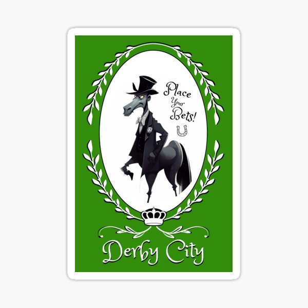 Item preview, Copy of Derby City Collection: Place Your Bets 3 (Green) designed and sold by TheArtfulAllie.