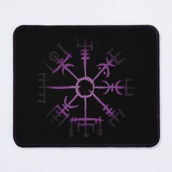 Item preview, Vegvisir Compass Viking Symbol Nordic Rune Celtic Dark Purple designed and sold by Mitch616Art.