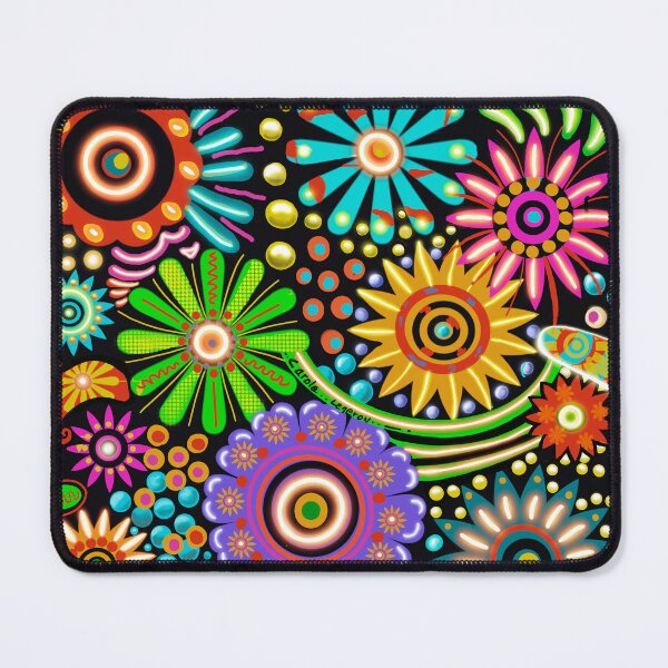 Item preview, thousand multicolored flowers designed and sold by carole legeron.