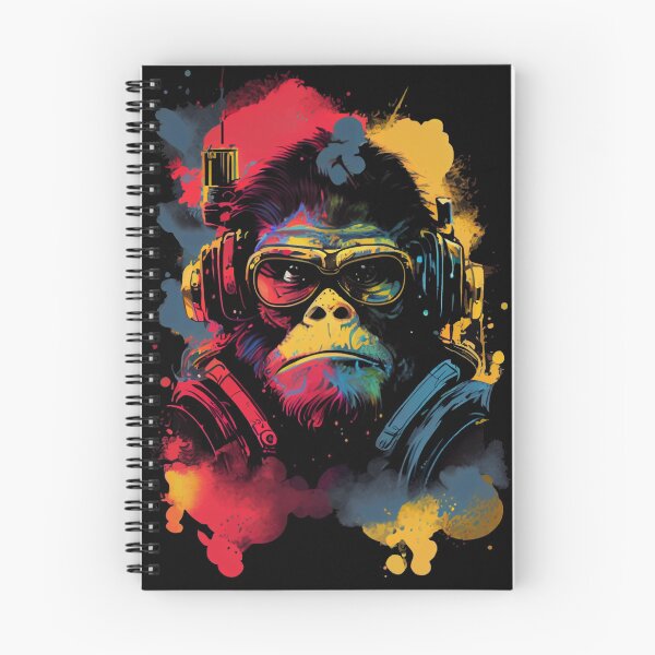 Item preview, Anime Cyber Ape (Sci-Fi Ape Vintage Retro Future Design Cyberpunk Space Ape) designed and sold by AlNoah.