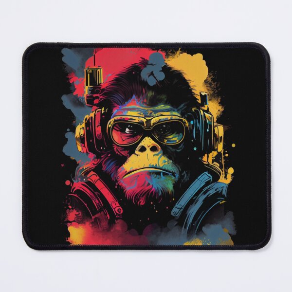 Item preview, Anime Cyber Ape (Sci-Fi Ape Vintage Retro Future Design Cyberpunk Space Ape) designed and sold by AlNoah.