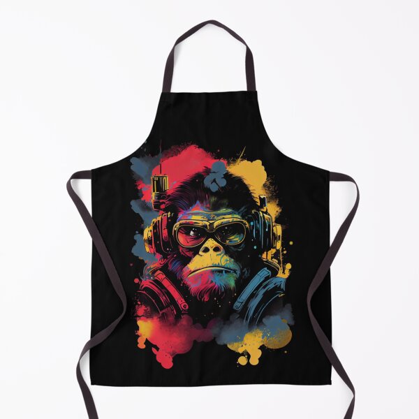 Item preview, Anime Cyber Ape (Sci-Fi Ape Vintage Retro Future Design Cyberpunk Space Ape) designed and sold by AlNoah.