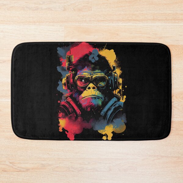 Item preview, Anime Cyber Ape (Sci-Fi Ape Vintage Retro Future Design Cyberpunk Space Ape) designed and sold by AlNoah.