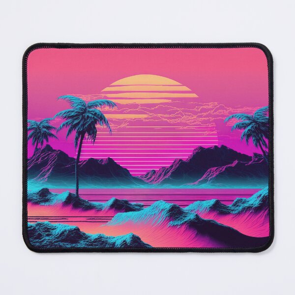 Item preview, Aqua Aesthetics: A Vaporwave Celebration of Oceanic Beauty designed and sold by Mullet Monkey.