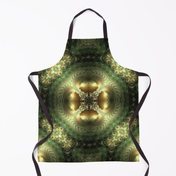 Item preview, gold plates on ornamented greens background designed and sold by effervescence.