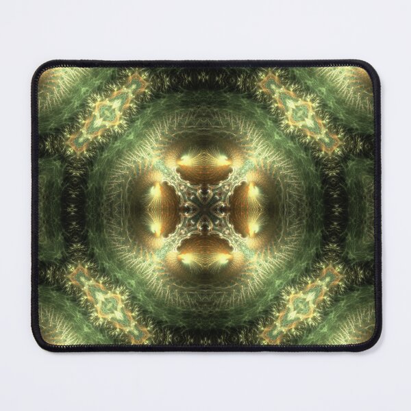 Item preview, gold plates on ornamented greens background designed and sold by effervescence.