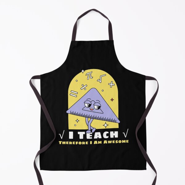 Item preview, I Teach, Therefore I Am Awesome - Happy Math Cartoon Design for Teachers designed and sold by ElLocoMus.