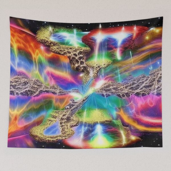 Item preview, modern designs colored waves swirling colors fashionable patterns designed and sold by JaroDesign2023.