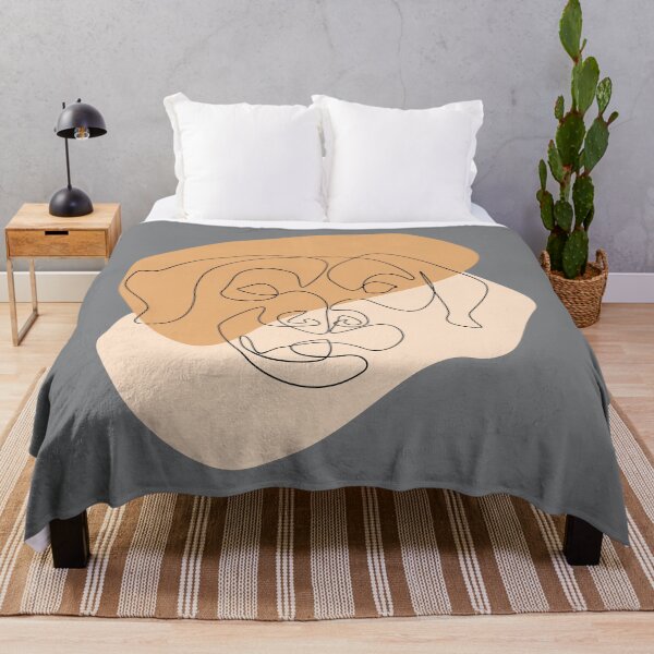 Item preview, Dog head in one line, continuous line, line art designed and sold by emilineart.