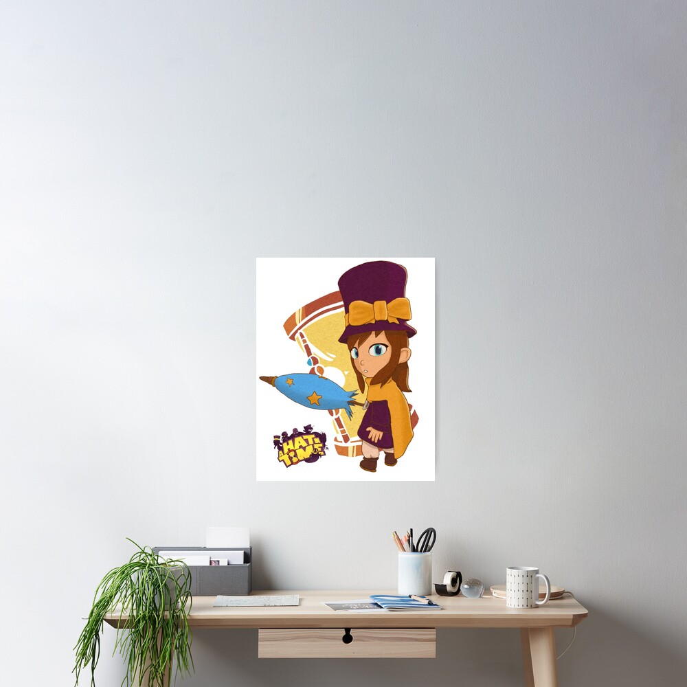"A Hat in Time Hat Kid! (Color)" Poster for Sale by TyThree Redbubble