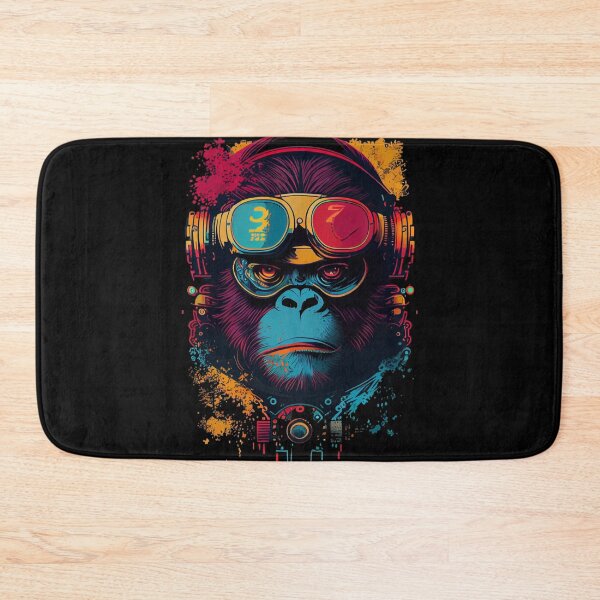 Item preview, Anime Cyber Ape (Sci-Fi Ape Vintage Retro Future Design Cyberpunk Space Ape) designed and sold by AlNoah.