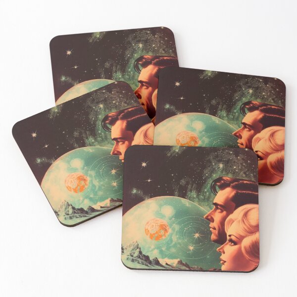 Item preview, Vintage Couple on Surrealist Planets designed and sold by Synthetic-Dream.