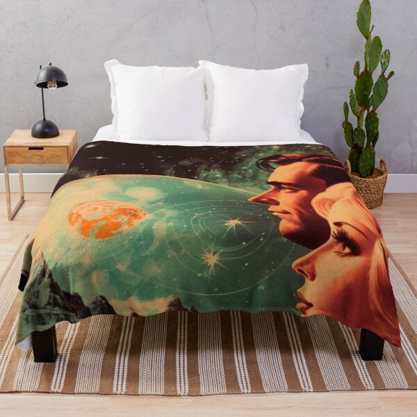 Item preview, Vintage Couple on Surrealist Planets designed and sold by Synthetic-Dream.