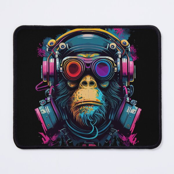 Item preview, Anime Cyber Ape (Sci-Fi Ape Vintage Retro Future Design Cyberpunk Space Ape) designed and sold by AlNoah.
