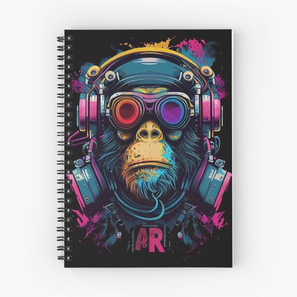 Item preview, Anime Cyber Ape (Sci-Fi Ape Vintage Retro Future Design Cyberpunk Space Ape) designed and sold by AlNoah.