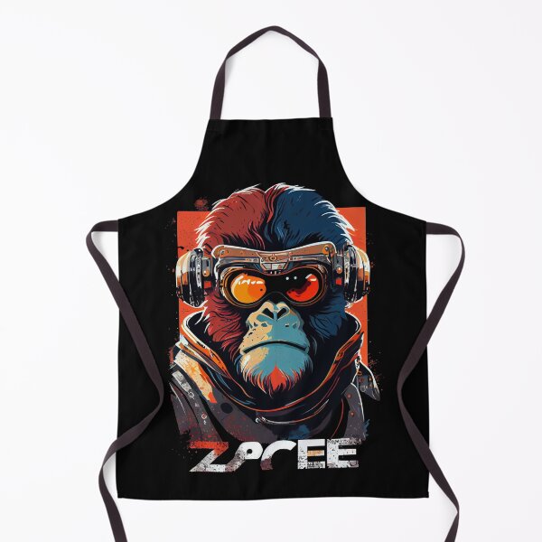 Item preview, Anime Cyber Ape (Sci-Fi Ape Vintage Retro Future Design Cyberpunk Space Ape) designed and sold by AlNoah.