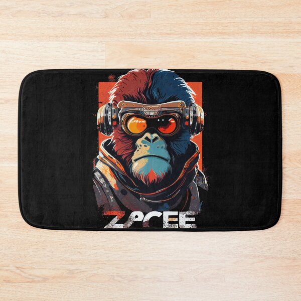 Item preview, Anime Cyber Ape (Sci-Fi Ape Vintage Retro Future Design Cyberpunk Space Ape) designed and sold by AlNoah.