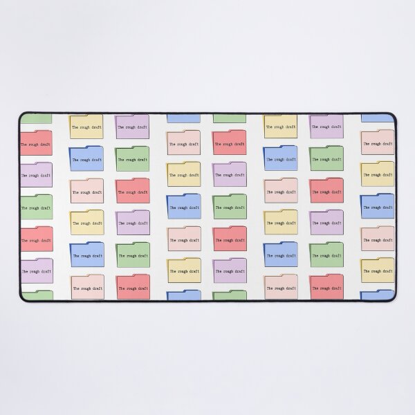Item preview, Cute pastel PC folder sticker pack for writers. The rough draft. designed and sold by CreativeStrand.