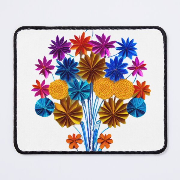 Item preview, Spring Flower Bouquet Quilled Art (PHOTO not real 3D) designed and sold by HanaiPrint.