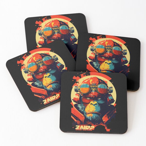 Item preview, Anime Cyber Ape (Sci-Fi Ape Vintage Retro Future Design Cyberpunk Space Ape) designed and sold by AlNoah.